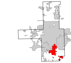 Tulsa County Oklahoma incorporated and unincorporated areas Bixby highlighted